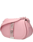 Versace Pink Leather Shoulder Bag