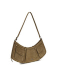 PINKO Beige Calf Leather Bos Taurus Shoulder Bag