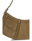 PINKO Beige Calf Leather Bos Taurus Shoulder Bag