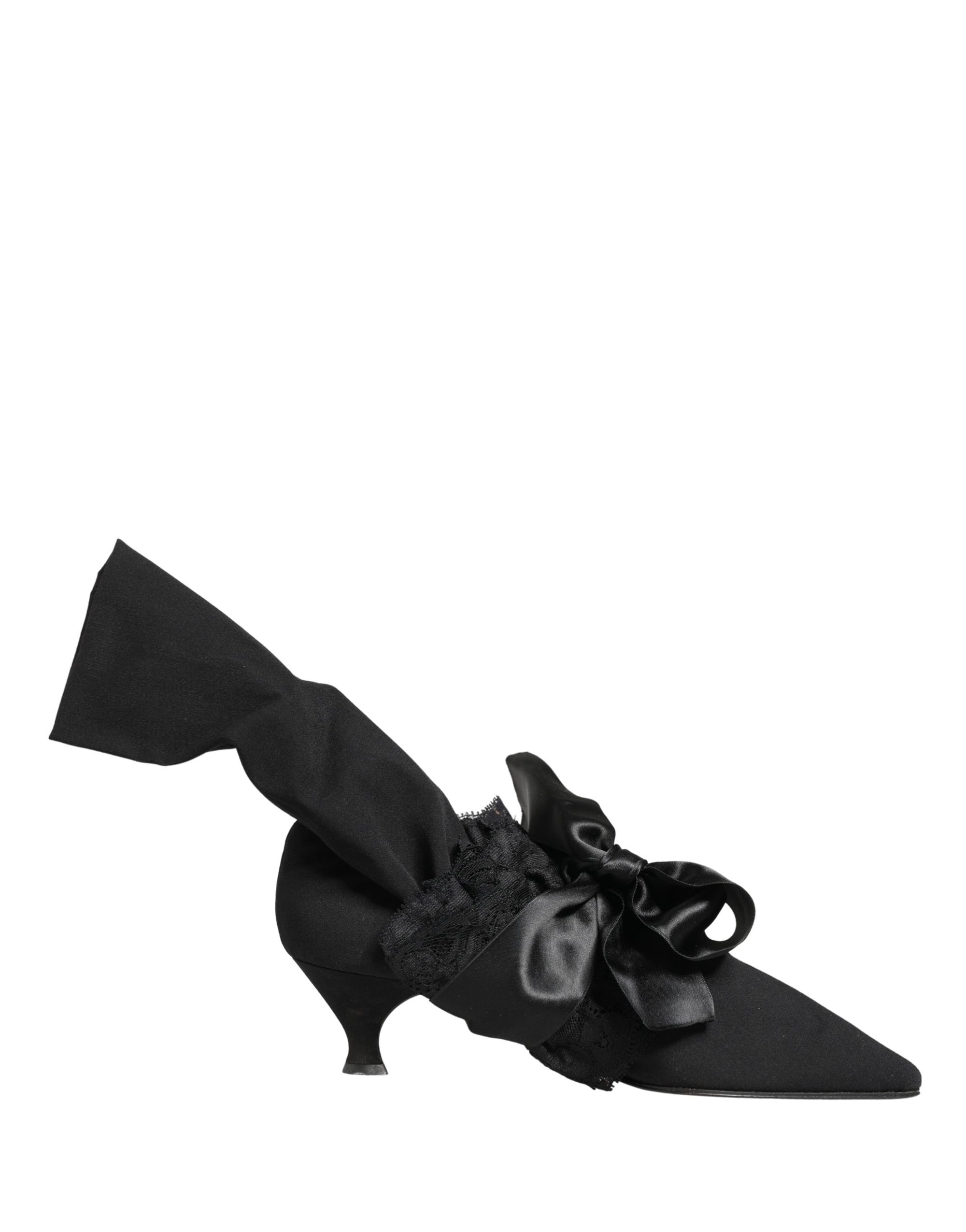 Dolce &amp; Gabbana Black Suede Mid Calf Boots Shoes