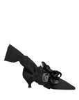Dolce & Gabbana Black Suede Mid Calf Boots Shoes