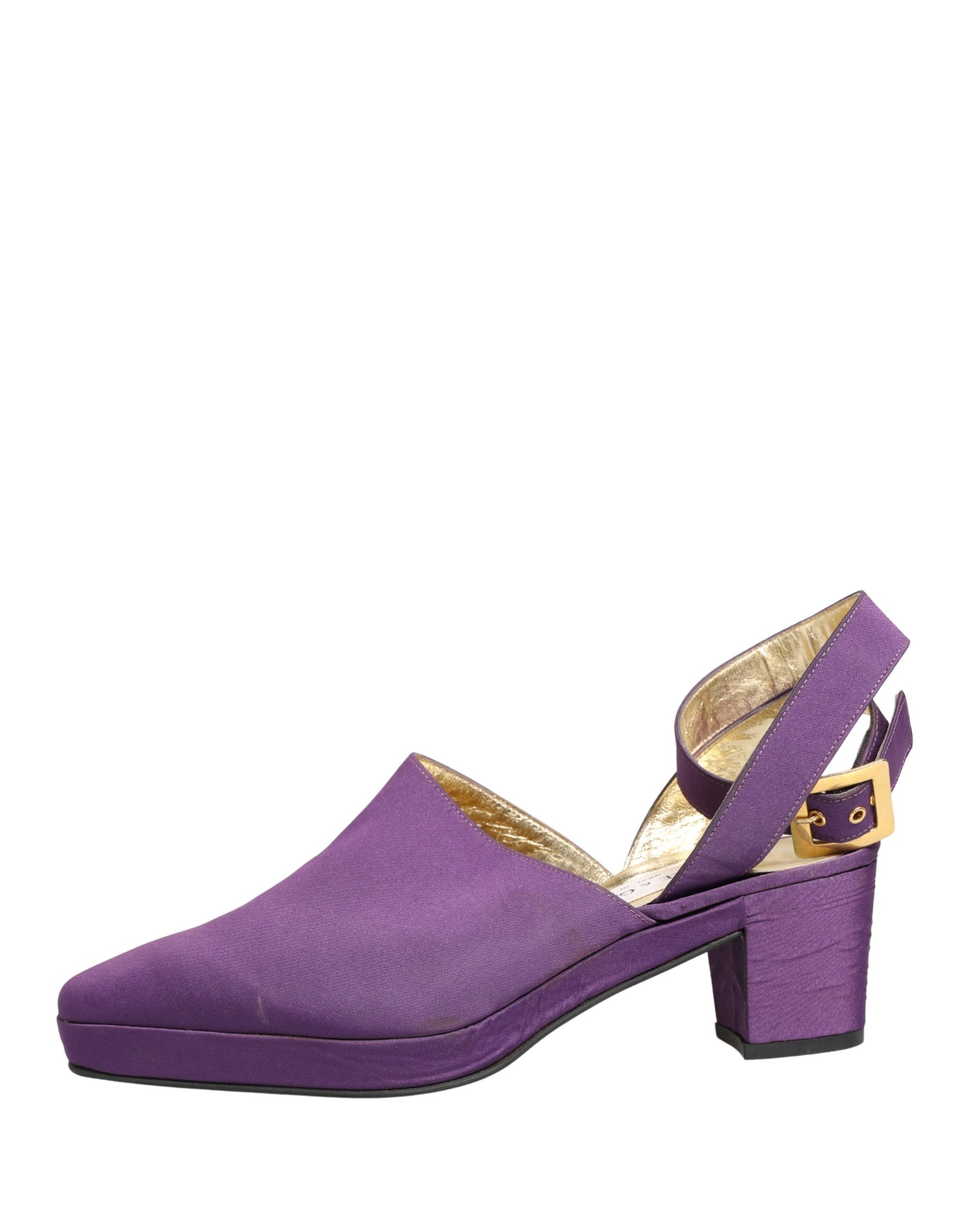 Dolce &amp; Gabbana Purple Suede Sandals Shoes