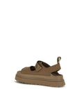 UGG Brown Recycled Polyester Flat Sandals