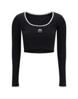Marine Serre Black Cotton Sportswear