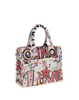 PINKO Multicolor Cotton Shoulder Bag