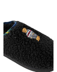 Ralph Lauren Black Cotton Slippers