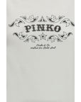PINKO White Cotton T-Shirt