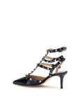 Valentino Garavani Blue Calf Leather Bos Taurus High Heel Pumps
