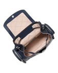 Michael Kors Blue Fur Backpack
