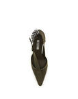 Prada Bicolor Cotton High Heel Pumps