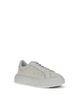 Casadei White Calf Leather Bos Taurus Chunky Sneakers
