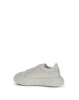 Casadei White Calf Leather Bos Taurus Chunky Sneakers