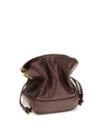 Saint Laurent Bordeaux Lamb Ovis Aries Aries Clutch Bag