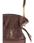 Saint Laurent Bordeaux Lamb Ovis Aries Aries Clutch Bag