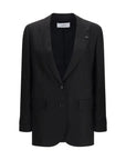 Lardini Black Linen Blazer