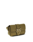 PINKO Bicolor Calf Leather Bos Taurus Shoulder Bag