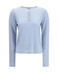 Miu Miu Blue Cashmere Sportswear