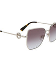Longchamp Gold Metal Sunglasses
