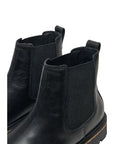 Birkenstock Black Leather Ankle Boots
