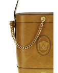 Versace Brown Calf Leather Bos Taurus Backet Bag