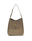 Saint Laurent Gray Calf Leather Bos Taurus Shoulder Bag