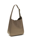 Saint Laurent Gray Calf Leather Bos Taurus Shoulder Bag
