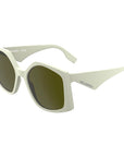 Karl Lagerfeld White Injected Sunglasses