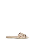 Saint Laurent Multicolor Calf Leather Bos Taurus Flat Sandals