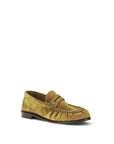 Saint Laurent Beige Calf Leather Bos Taurus Slip-On Loafers