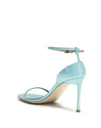 Tom Ford Blue Calf Leather Bos Taurus Stiletto Heel Sandals