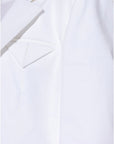 Bottega Veneta White Cotton Blazer