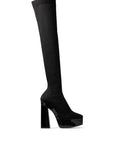 Jimmy Choo Black Fabric Over The Knee