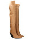 Jimmy Choo Beige Leather Ankle Boots
