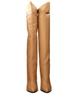 Jimmy Choo Beige Leather Ankle Boots