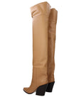 Jimmy Choo Beige Leather Ankle Boots