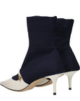 Jimmy Choo Blue Fabric Ankle Boots