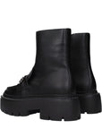 Jimmy Choo Black Leather Ankle Boots