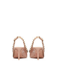 Valentino Garavani Beige Calfskin High Heel Pumps