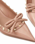 Valentino Garavani Beige Calfskin High Heel Pumps