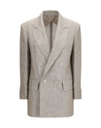 Max Mara Beige Linen Blazer
