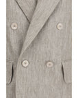 Max Mara Beige Linen Blazer