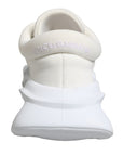 Dolce & Gabbana White Slip On Wave Low Top Sneakers Shoes