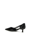Prada Black Goatskin High Heel Pumps