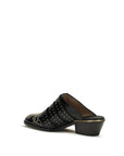 Chloé Black Calf Leather Bos Taurus Mules