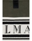 Balmain Black Cotton Shoulder Bag