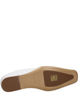 Jil Sander White Leather Slippers