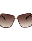 Max Mara Bronze Metal Sunglasses