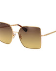 Max Mara Gold Metal Sunglasses