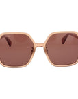 Max Mara Orange Acetate Sunglasses