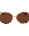 Max Mara Beige Plastic Sunglasses